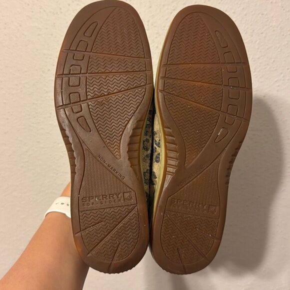 Sperry Angelfish Leopard Sequined Boat Shoes - Picture 9 of 9